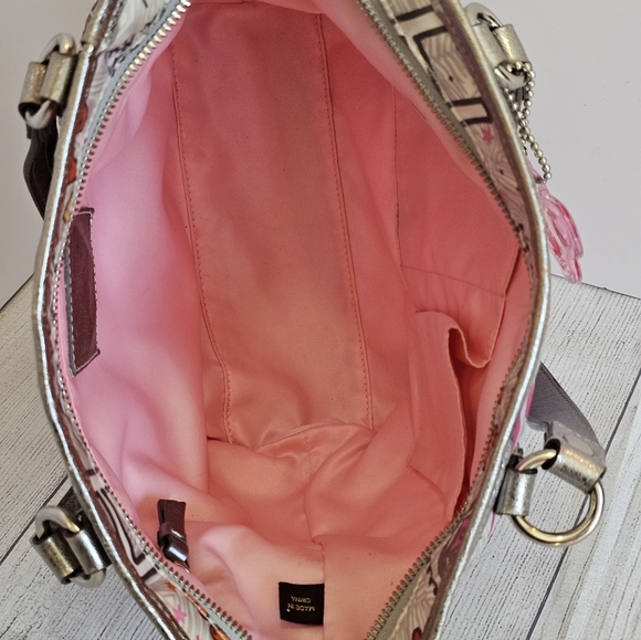 EUC Coach Y2K Bandana Graffiti Butterfly Shoulder Bag (F15712) & Wallet Set - Picture 8 of 16